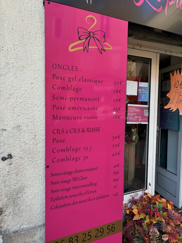 Remplacement de texte adhésif pour boutiques et commerces à Auriol