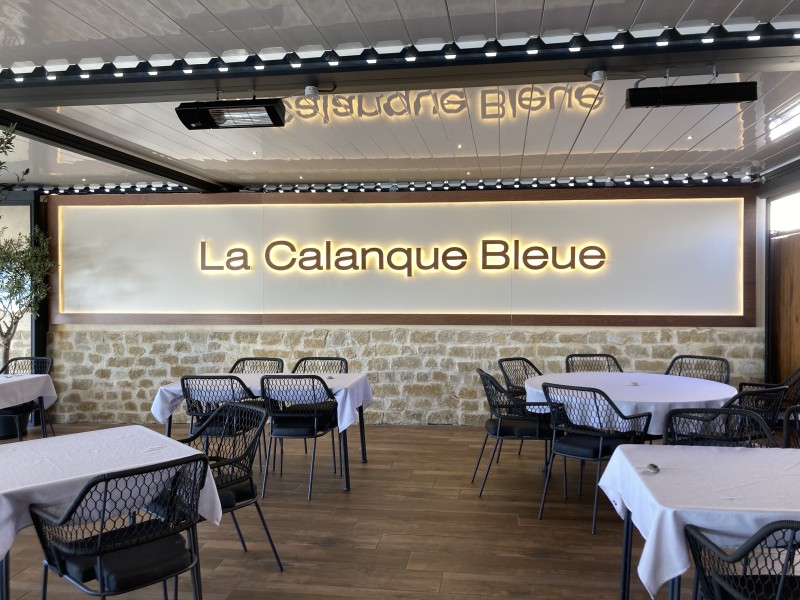 Fabriquant d’enseigne lumineuse à Carry-le-rouet pour un restaurant 
