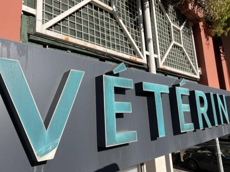 Rénovation et remplacement d’adhésifs sur lettres lumineuses d’une enseigne lumineuse à Marseille